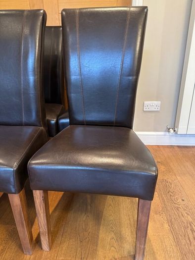 Dining Chairs, high back, leather