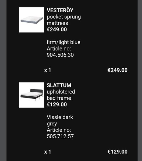 IKEA Double Bed