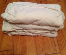 4 Cream fitted Cot Sheets