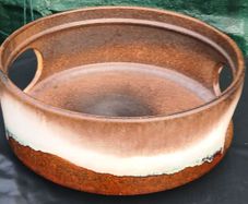 Vintage Kera Grill Fruit Bowl