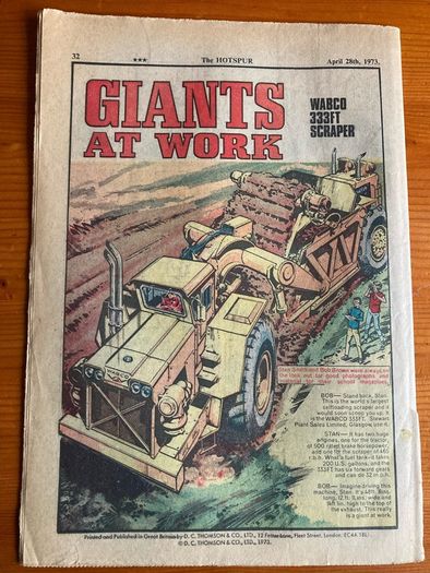 Comics: 'The Hotspur' 1973 (17 numbers)