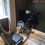Logitech G920 steering wheel and pedals with ADX firebase RS03 stand and seat Image 5