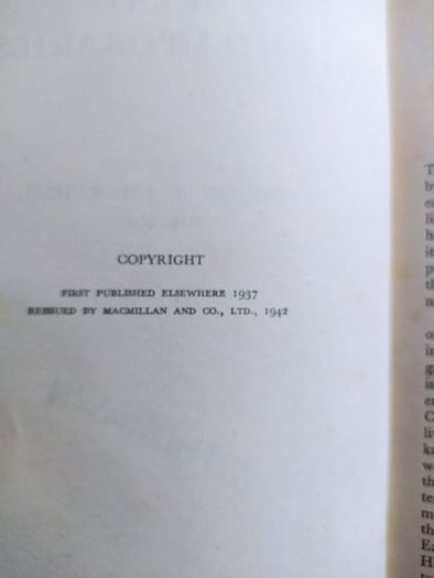 Winston Churchill ( Essays) Title, Great Contemporaries, 1942