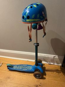 Mini Micro Scooter and Matching Helmet