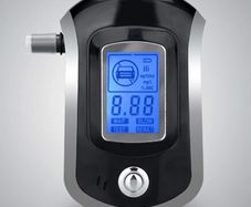 Professional Police Digital Breath Detector Alcohol Tester LCD Screen Breathalyzer Analyzer