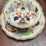 Japanese-inspired Imari pattern with cobalt blue, red, and gold gilding china Image 9