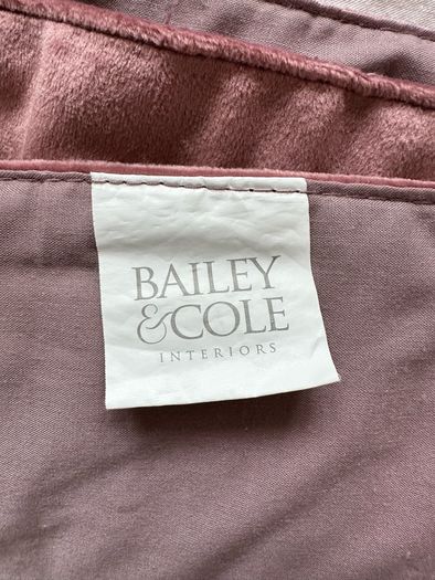 Bailey and Cole pink curtains
