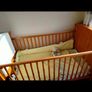 Solid Pine Baby Cot with Mattress Image 2
