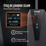 Portable EV Charger Type 2, 16A 3.7 kW, Electric Vehicle Car Charger with 8.6 m Charging Cable CEE 7 7 Plug LCD Screen IEC 62196 Home EV Charging Station with Carry Bag Charging Cable Hook Image 5