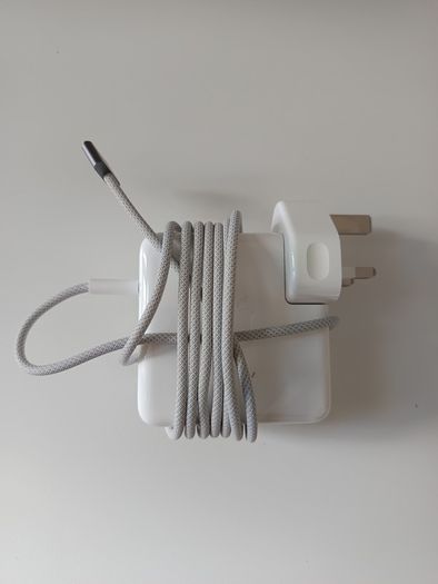 Apple  67W Dual USB-C Port Power Adapter with MacBook charger cable