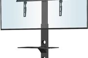 Universal Floor TV Stand for 30-70 inch LED OLED LCD Plasma Flat Curved Screens, Height Adjustable Tall TV Stand with 3-Tier Tempered Glass Shelves up to 40KG, Max VESA 600x400mm