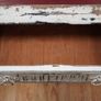 Vintage Shabby Chic Leather Top Desk Image 4