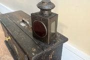 Antique French Railway Oil Signal Lamp