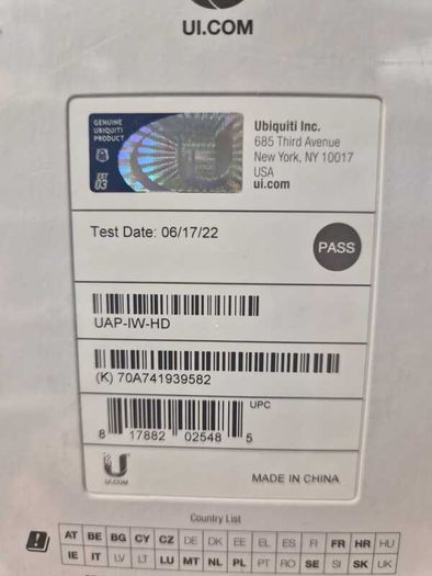 ubiquiti In-Wall HD UAP-IW-HD