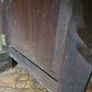 Georgian or Regency period mahogany side board with wine racks Image 10