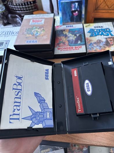Sega Master System console and games Sonic