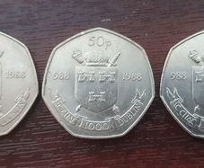 Dublin Millennium 1988 50p Coins