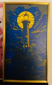 lighthouse Hueforge art