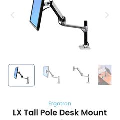 Ergotron LX Desk Mount LCD Arm, Tall Pole