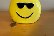 Emoji ceramic piggy bank