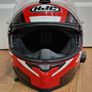 HJC C70 Motorcycle Helmet Koro MC1 Black White Red Image 2