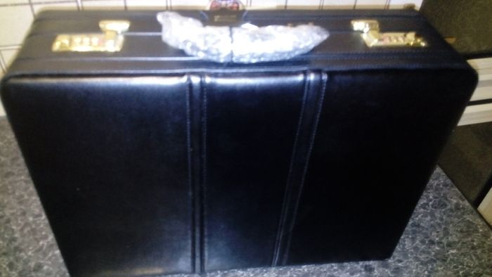 Brief Case Black  With Grey Interior
