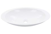 Wash Basin 59.3x35.1x10.7 cm Mineral Cast/Marble Cast White