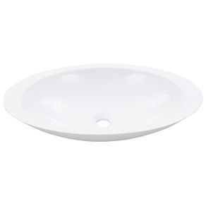 Wash Basin 59.3x35.1x10.7 cm Mineral Cast/Marble Cast White