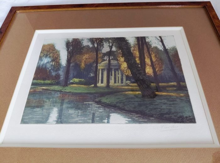 Art deco Lithograph Frederic Loius Leve