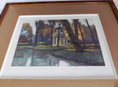 Art deco Lithograph Frederic Loius Leve