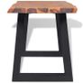 Bench Solid Acacia Wood 160 cm Image 3
