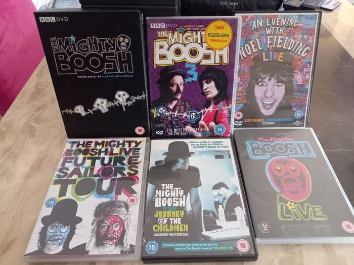 The Mighty Boosh Dvd Collection Bundle Series 1-3 Boxset Live shows Etc BBC Surreal Comedy