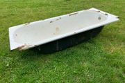 Tin cattle drinking trough