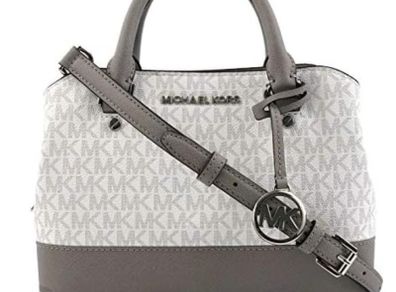 Michael Kors Savannah Small Satchel Bright White