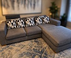 Impulse Corner Chaise Sofa and Cuddler Chair