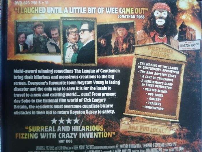 The League of Gentlemen's Apocalypse [2005] Mark Gatiss, Steve Pemberton & Reece Shearsmith [1x DVD Movie]