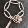 Antique Silver Plated Toggle Bracelet Image 5