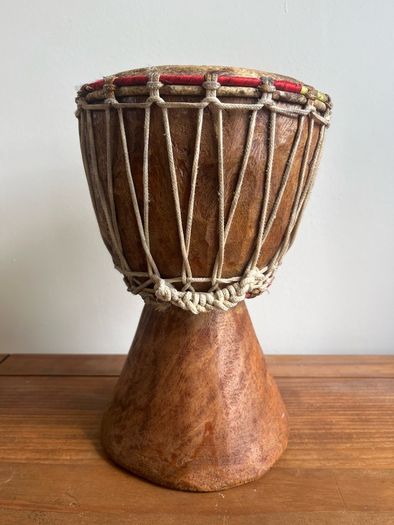 Traditional West African Hand Carved Djembe Drum