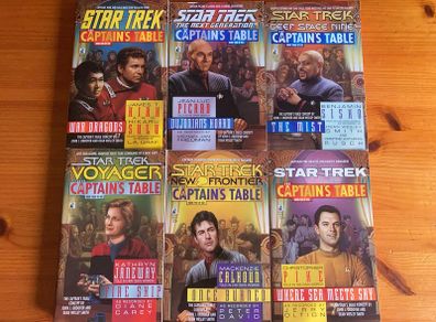 'Star Trek.The Captain's Table' complete series (6 books)