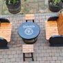 Oak barrel garden furniture Image 5