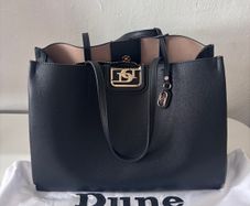 Black Dune Tote - stylish everyday work tote