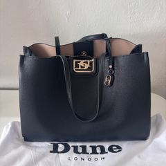 Black Dune Tote - stylish everyday work tote
