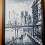 Framed Canvas Of Paris Image 2