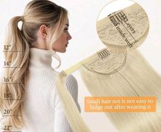 BNIP Blond Ponytail Hair Extension