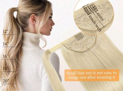 BNIP Blond Ponytail Hair Extension