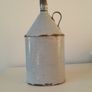 Antique Enamelware Graniteware Flask Image 2