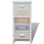 French Storage Cabinet 5 Drawers Wood Image 3
