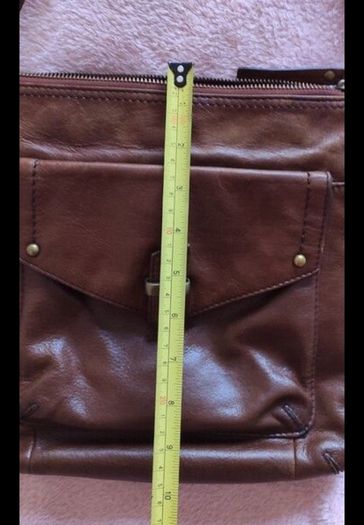M&S Collection Genuine Leather Crossbody  Dark Tan