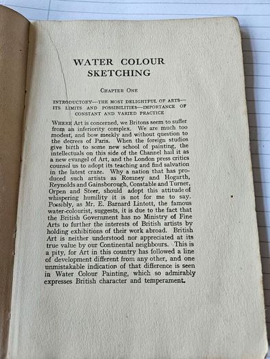 Water Colour Sketching. By T.r.grayson. Paperback In Fair Condition.