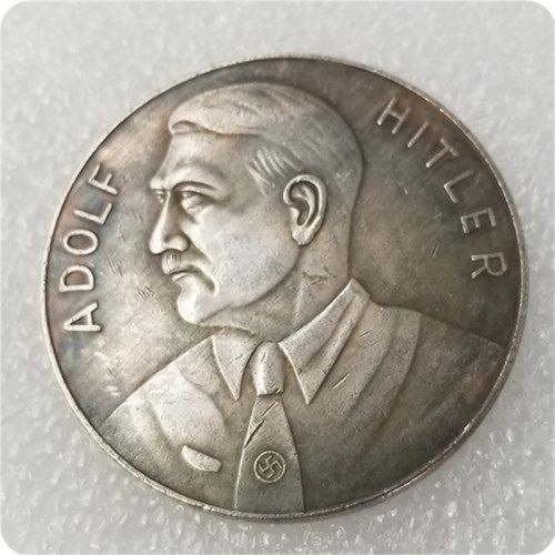 Ww2 Mark German Coin  Hitler Luftwaffe Swastika Nazi Warplane  Reichsmark